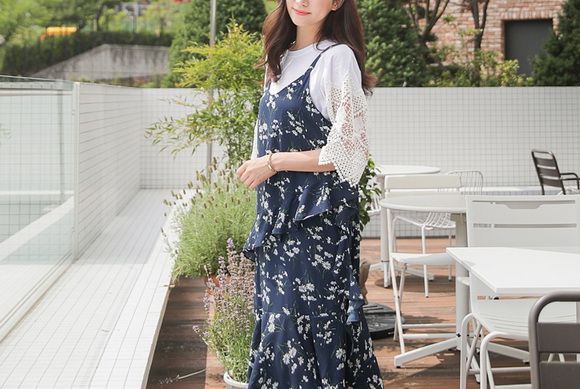 夏季连衣裙搭配示范,爱美从裙装开始
